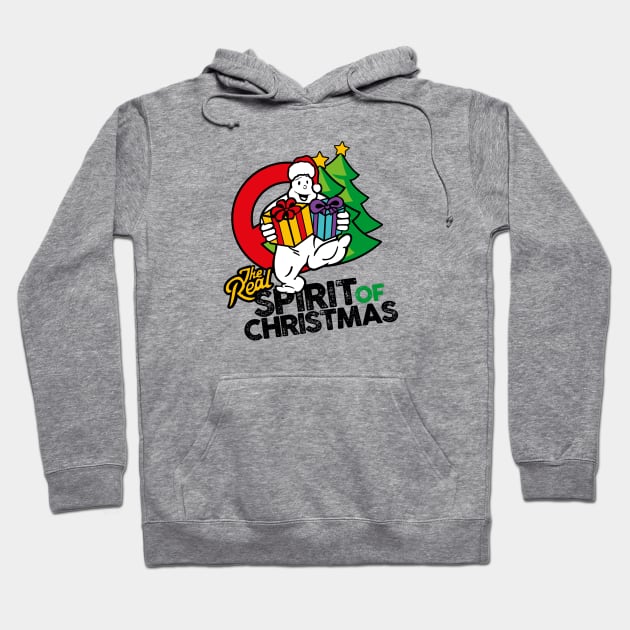 NEGB SPIRIT OF CHRISTMAS (BLACK TEXT) Hoodie by protonbuilding